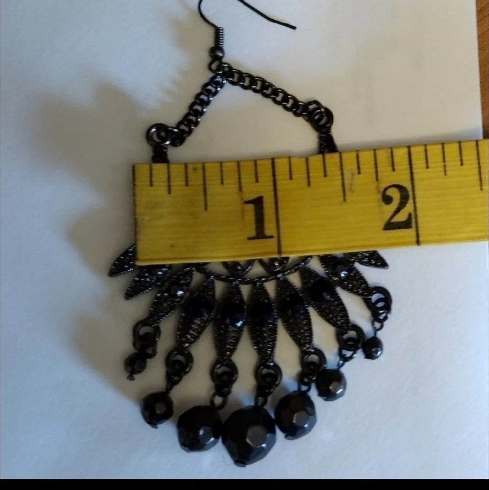 N/A black beaded